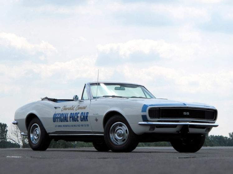 1967, Chevrolet, Camaro, S s, Convertible, Indy, 500, Pace, Muscle, Classic, Race, Racing HD Wallpaper Desktop Background
