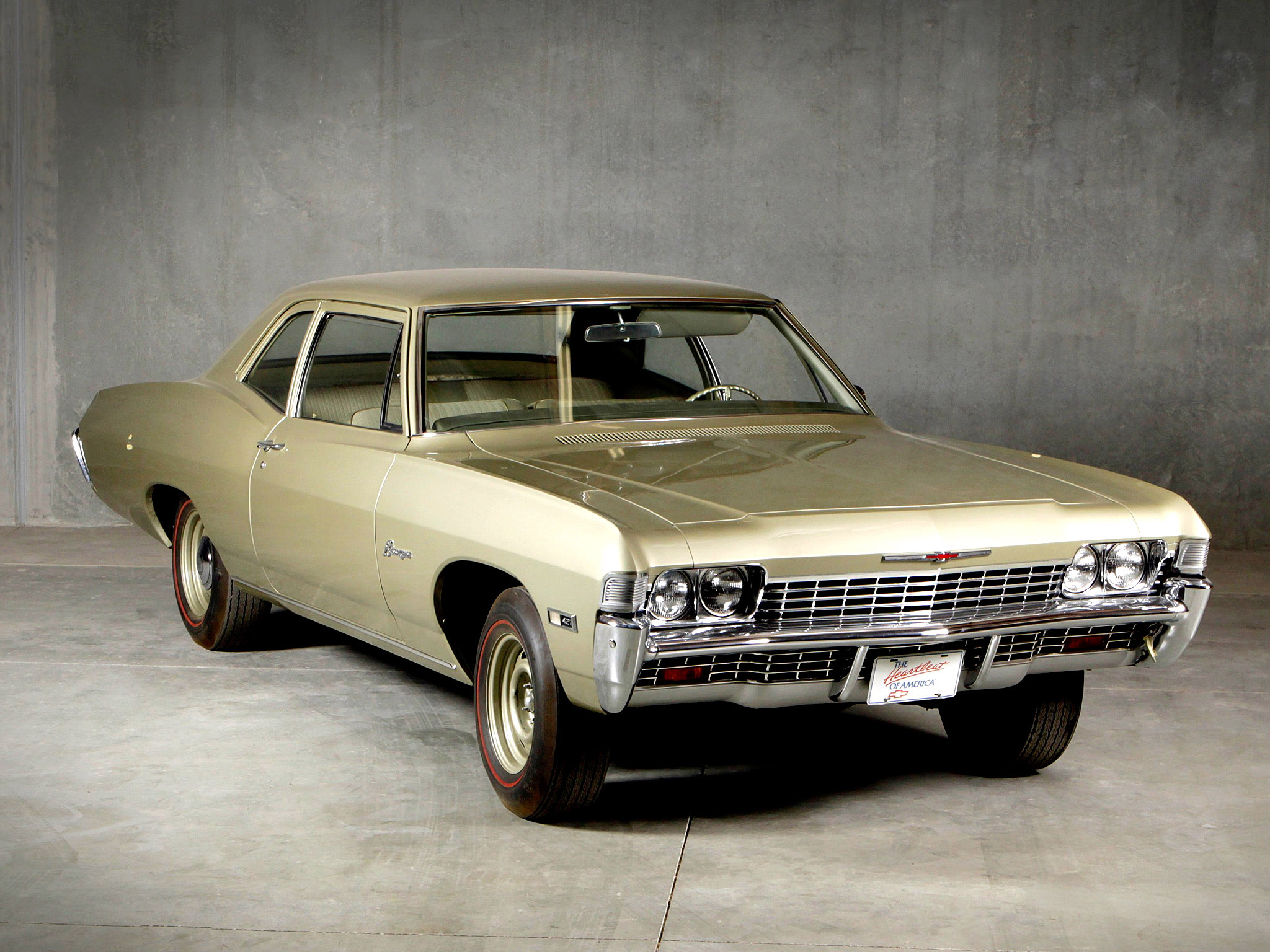 1968, Chevrolet, Biscayne, 2 door, Sedan, Classic, Muscle Wallpaper