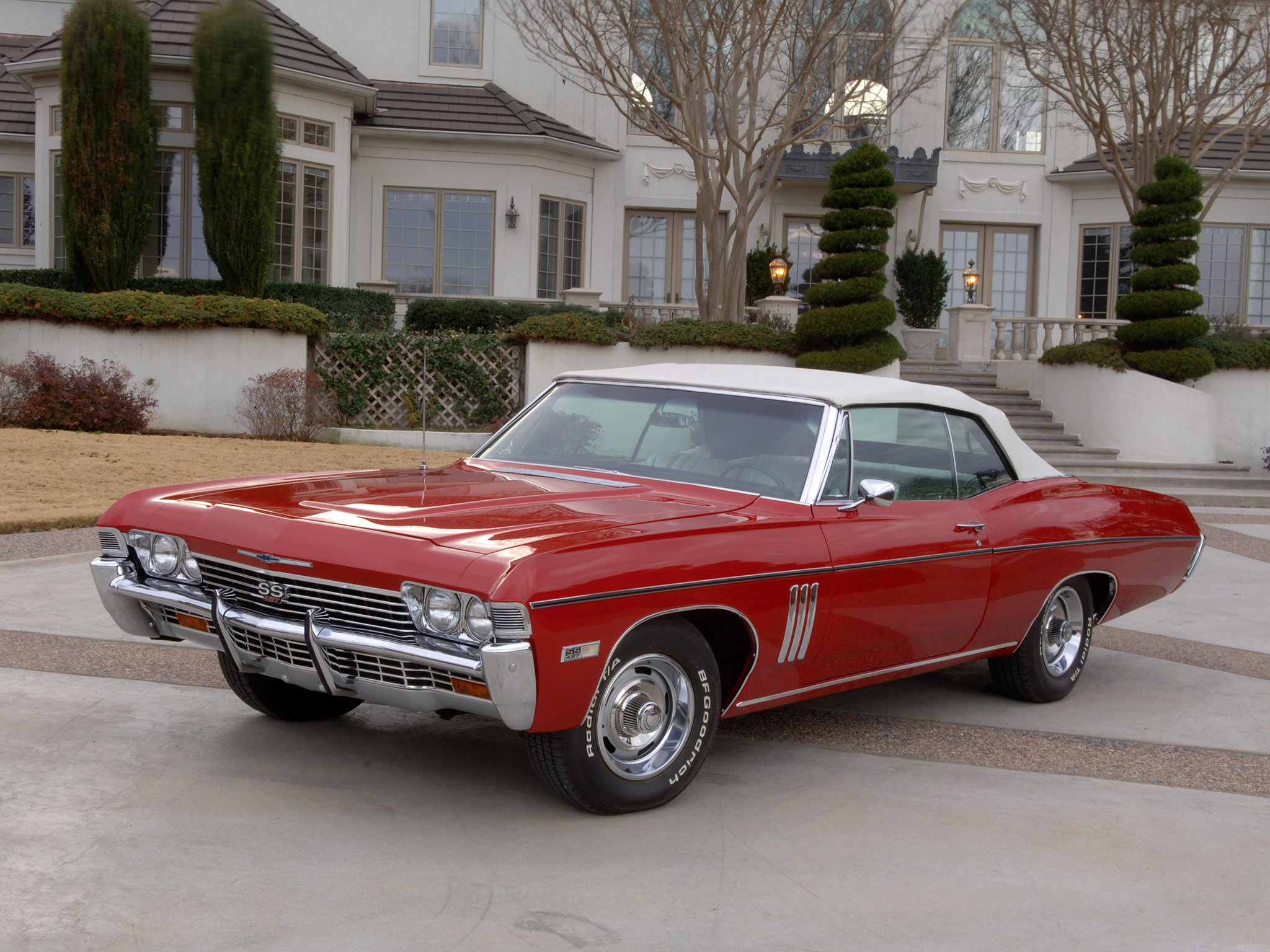 1968, Chevrolet, Impala, S s, 427, Convertible, Classic, Muscle Wallpaper