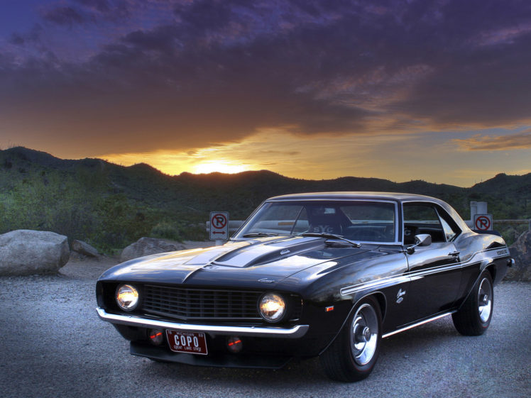 1969, Chevrolet, Camaro, Yenko, S c, 427, Muscle, Classic HD Wallpaper Desktop Background