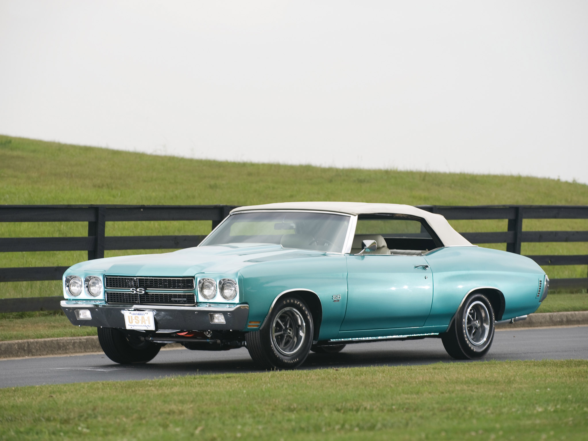 1970, Chevrolet, Chevelle, S s, 454, Pro, Ls6, Convertible, Classic, Muscle, Ew Wallpaper