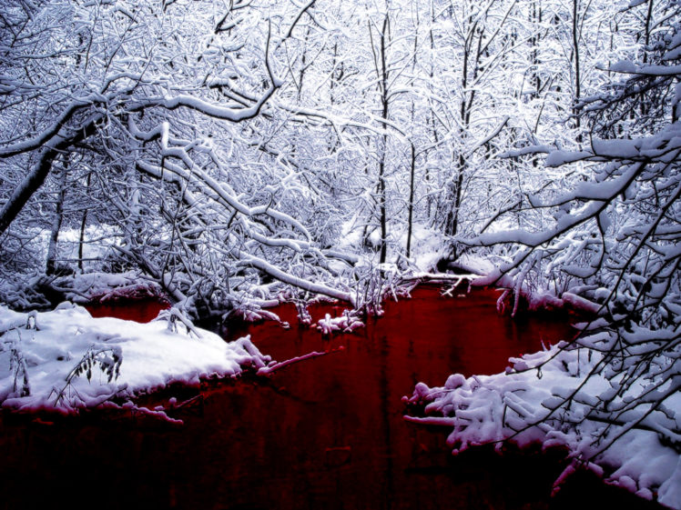 snow, Blood, Lakes HD Wallpaper Desktop Background