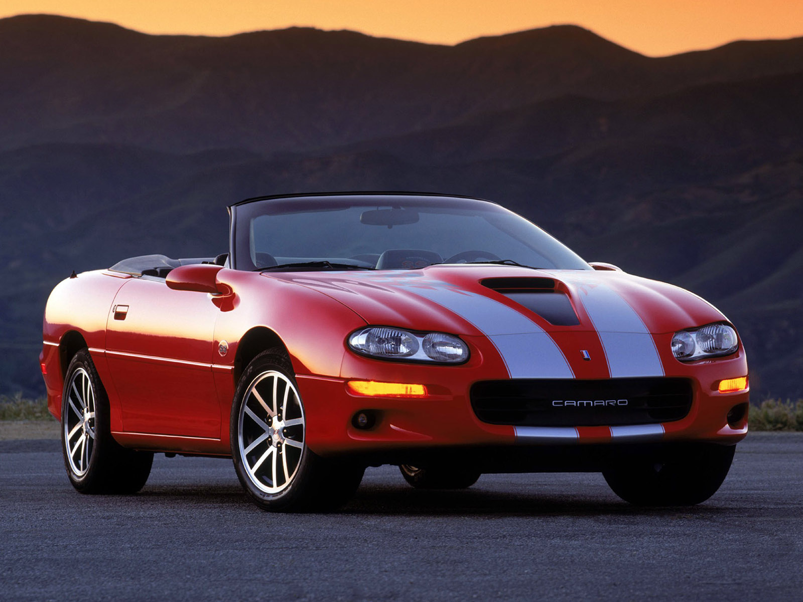 20, 02chevrolet, Camaro, S s, Convertible, Muscle Wallpaper