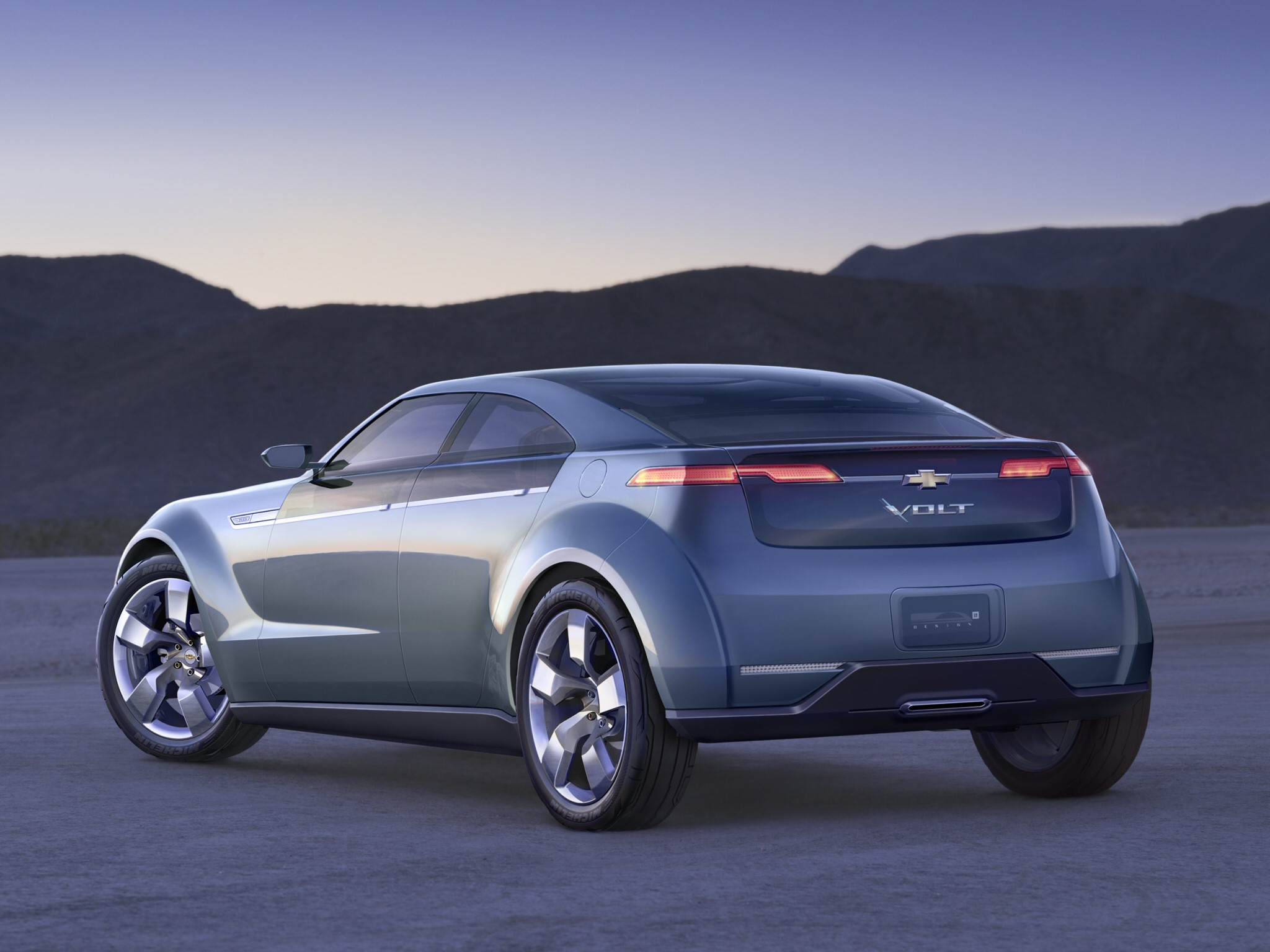 2007, Chevrolet, Volt, Concept Wallpaper
