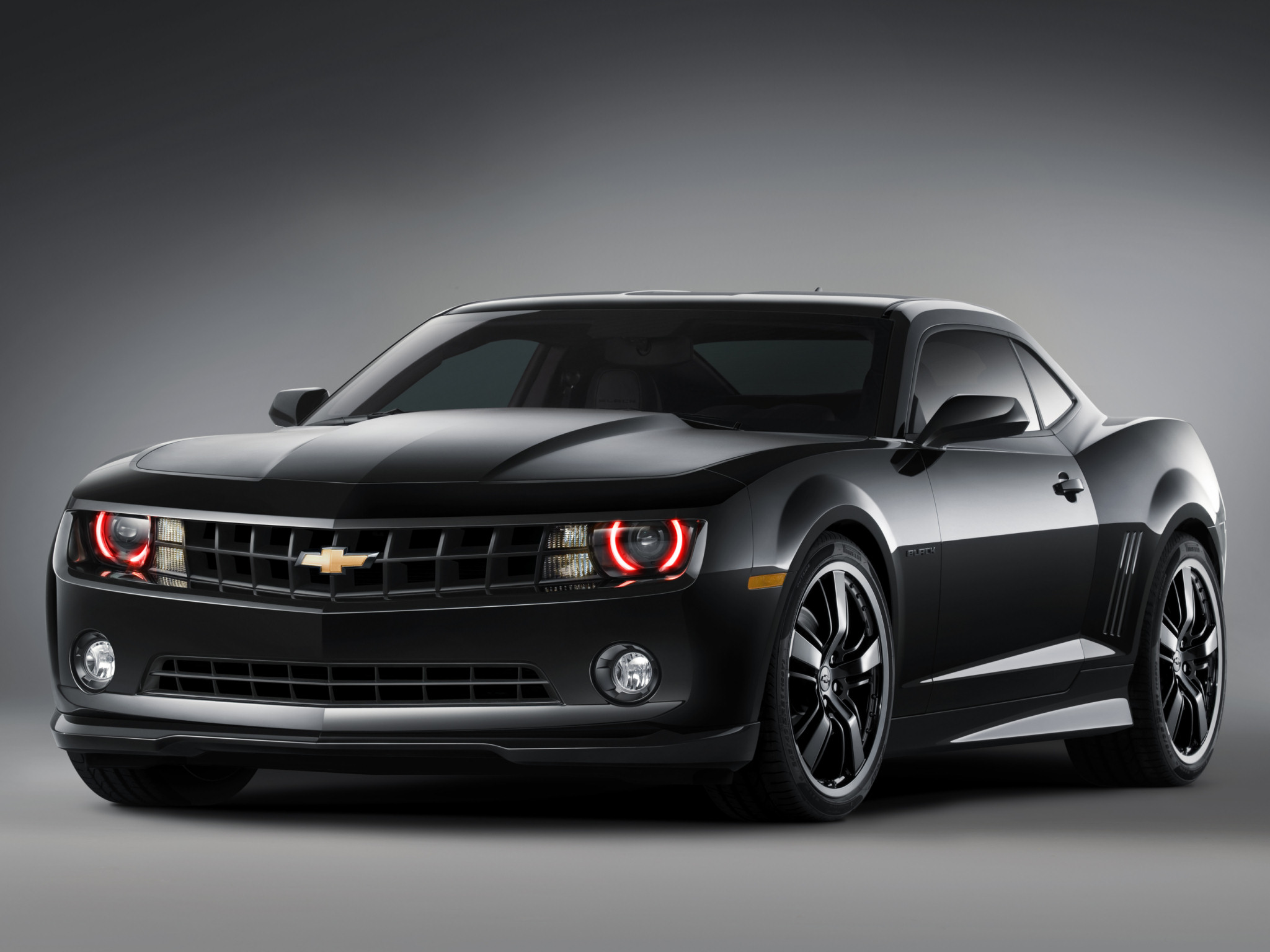 2008, Chevrolet, Camaro, Black, Concept, Muscle Wallpaper
