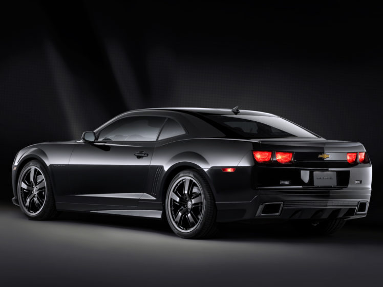 2008, Chevrolet, Camaro, Black, Concept, Muscle HD Wallpaper Desktop Background