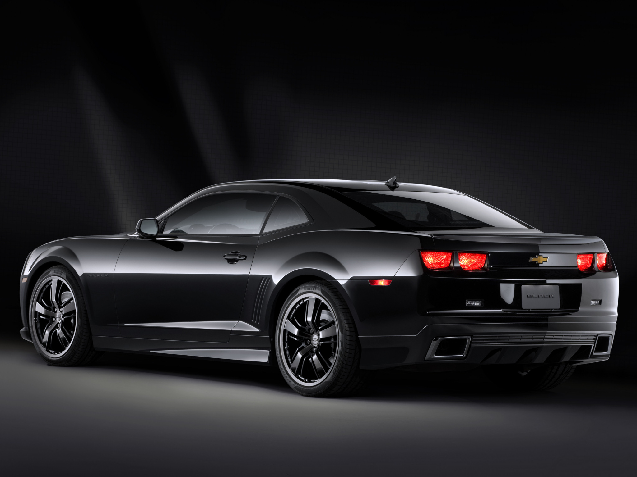 2008, Chevrolet, Camaro, Black, Concept, Muscle Wallpaper