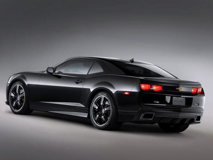 2008, Chevrolet, Camaro, Black, Concept, Muscle HD Wallpaper Desktop Background