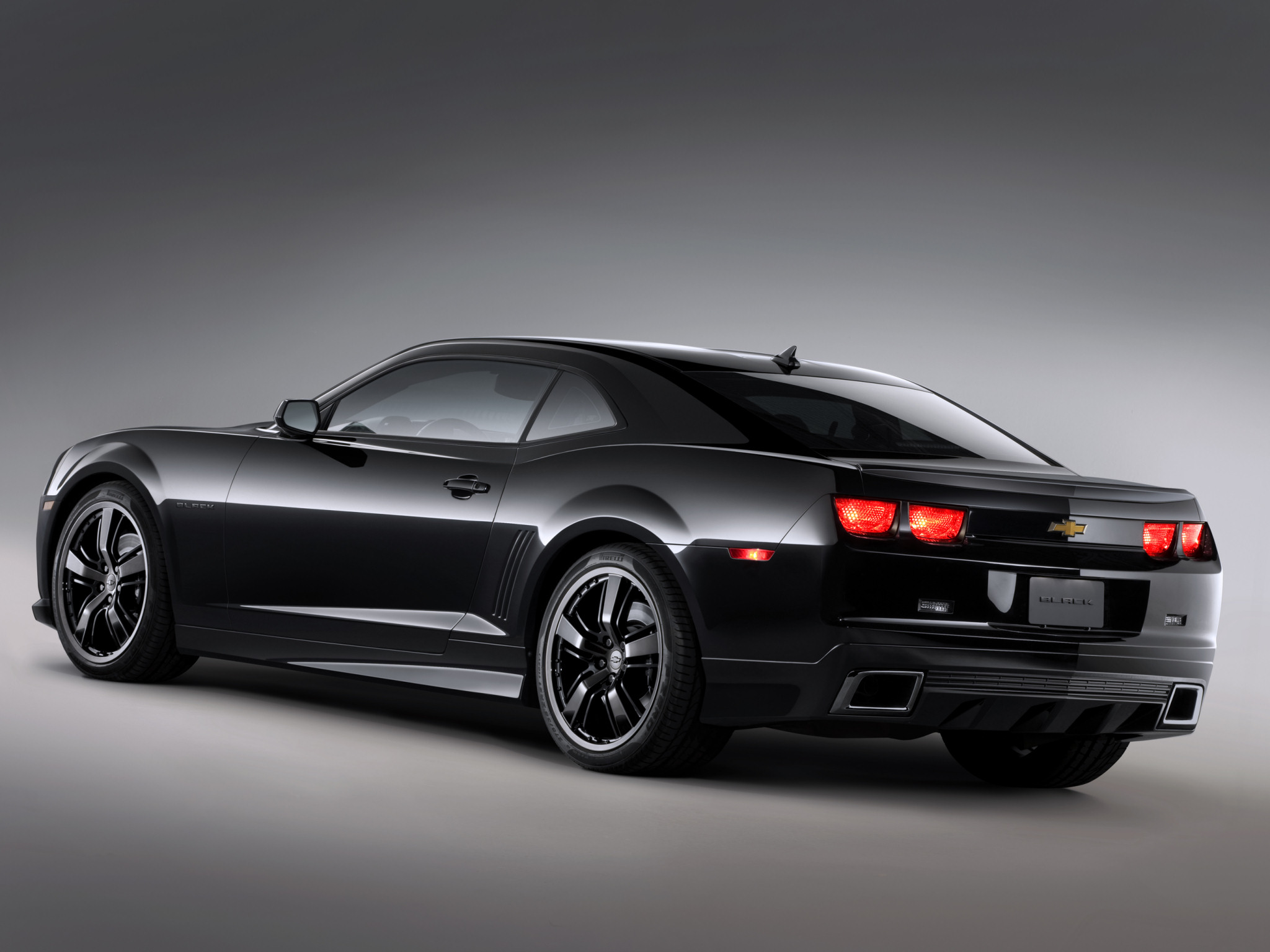 2008, Chevrolet, Camaro, Black, Concept, Muscle Wallpaper