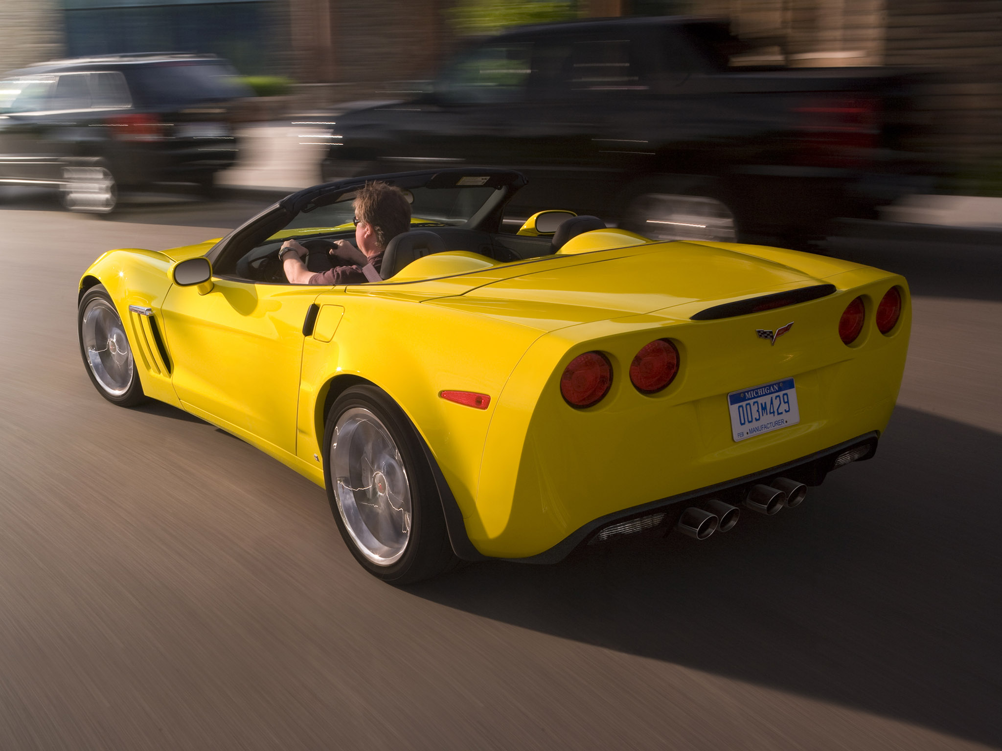 2010, Chevrolet, Corvette, Grand, Sport, Convertible, Muscle, Supercar, Supercars, Dq Wallpaper