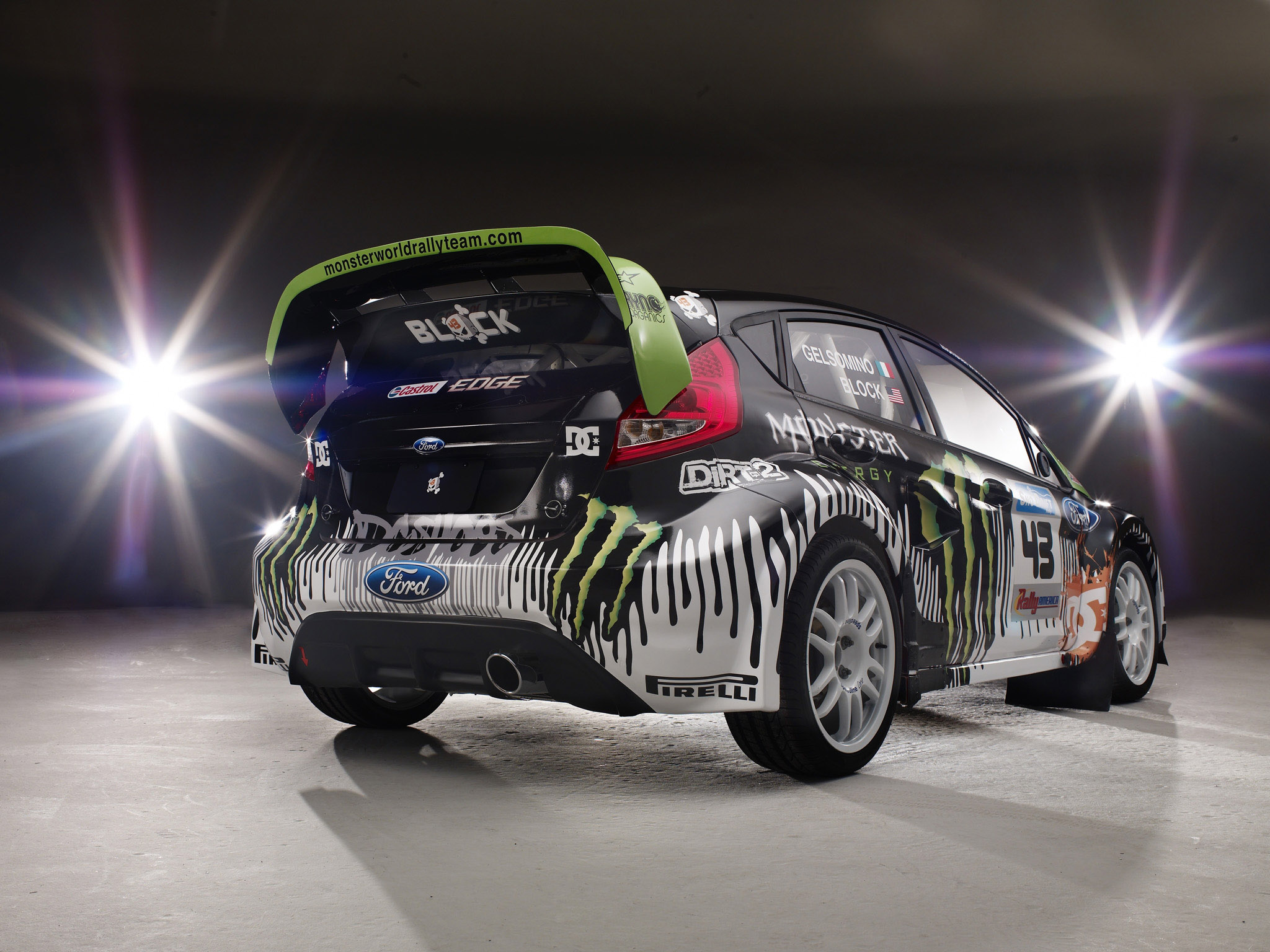 2010, Ford, Fiesta, Monster, World, Rally, Race, Racing, Tuning Wallpaper