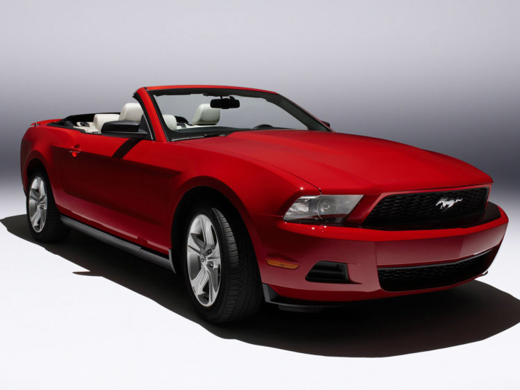 2010, Ford, Mustang, Convertible, Muscle HD Wallpaper Desktop Background