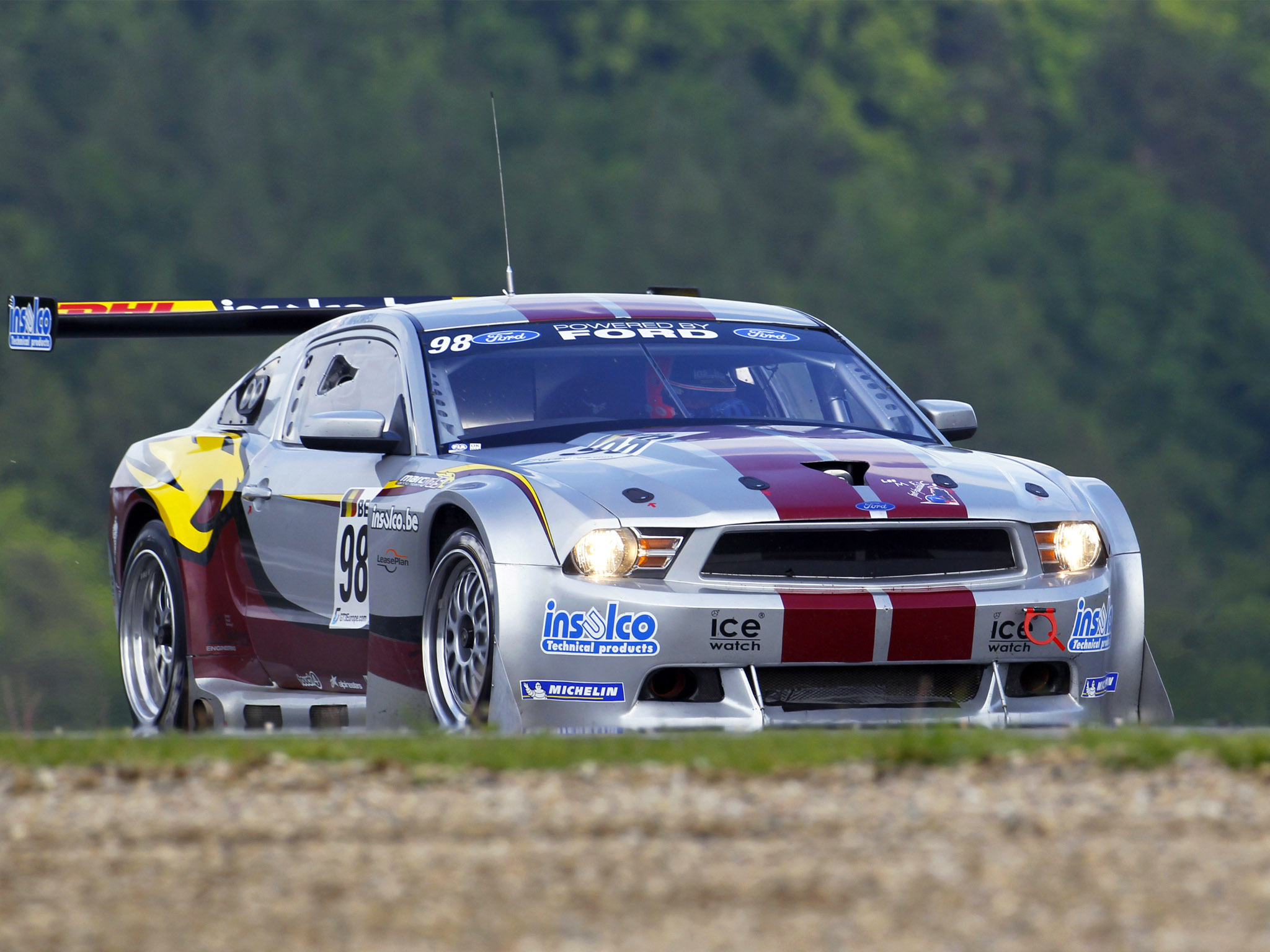 2010, Ford, Mustang, Gt3, Race, Racing, Supercar, Supercars, Muscle Wallpaper