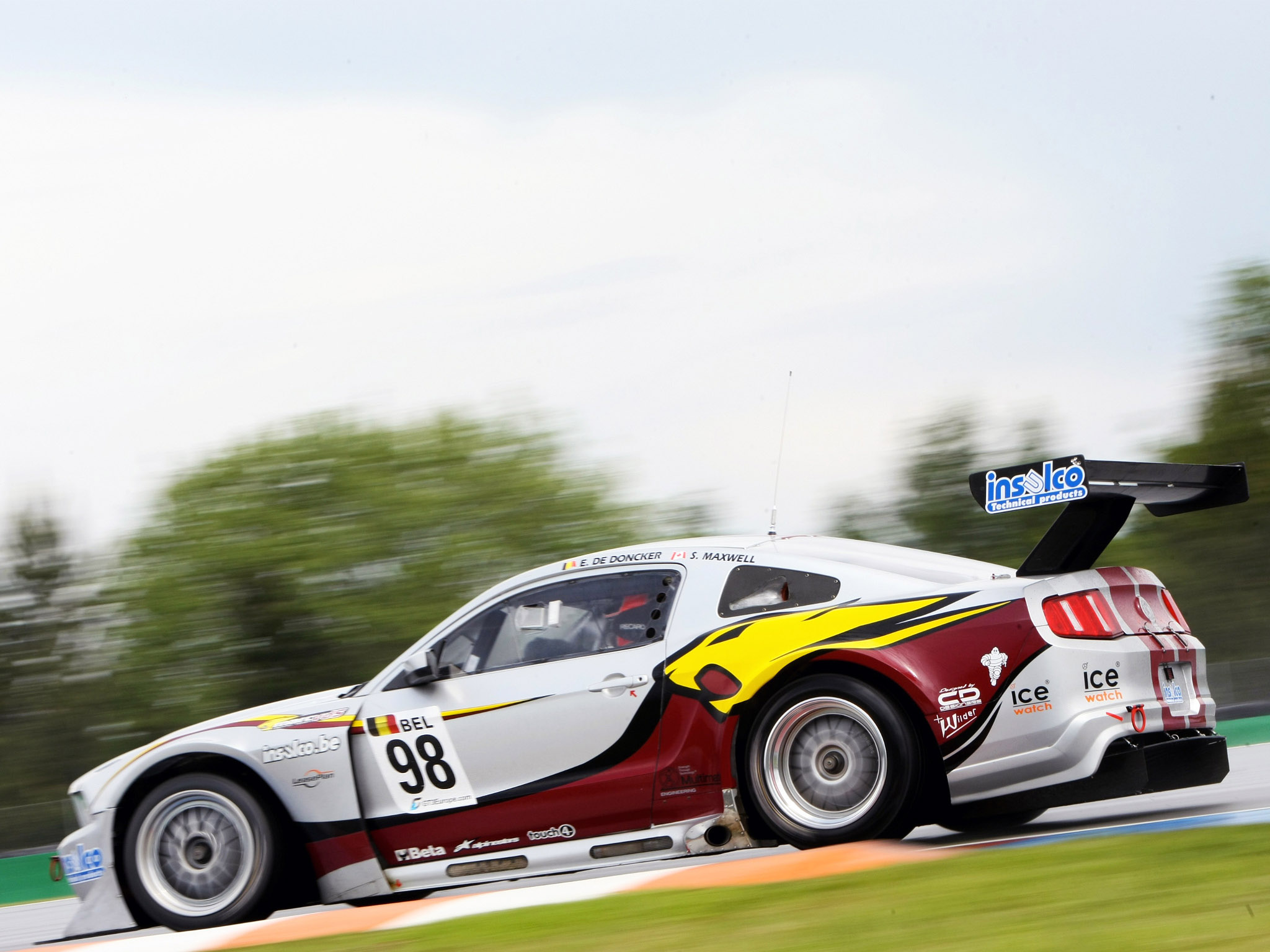 2010, Ford, Mustang, Gt3, Race, Racing, Supercar, Supercars, Muscle, Hf Wallpaper