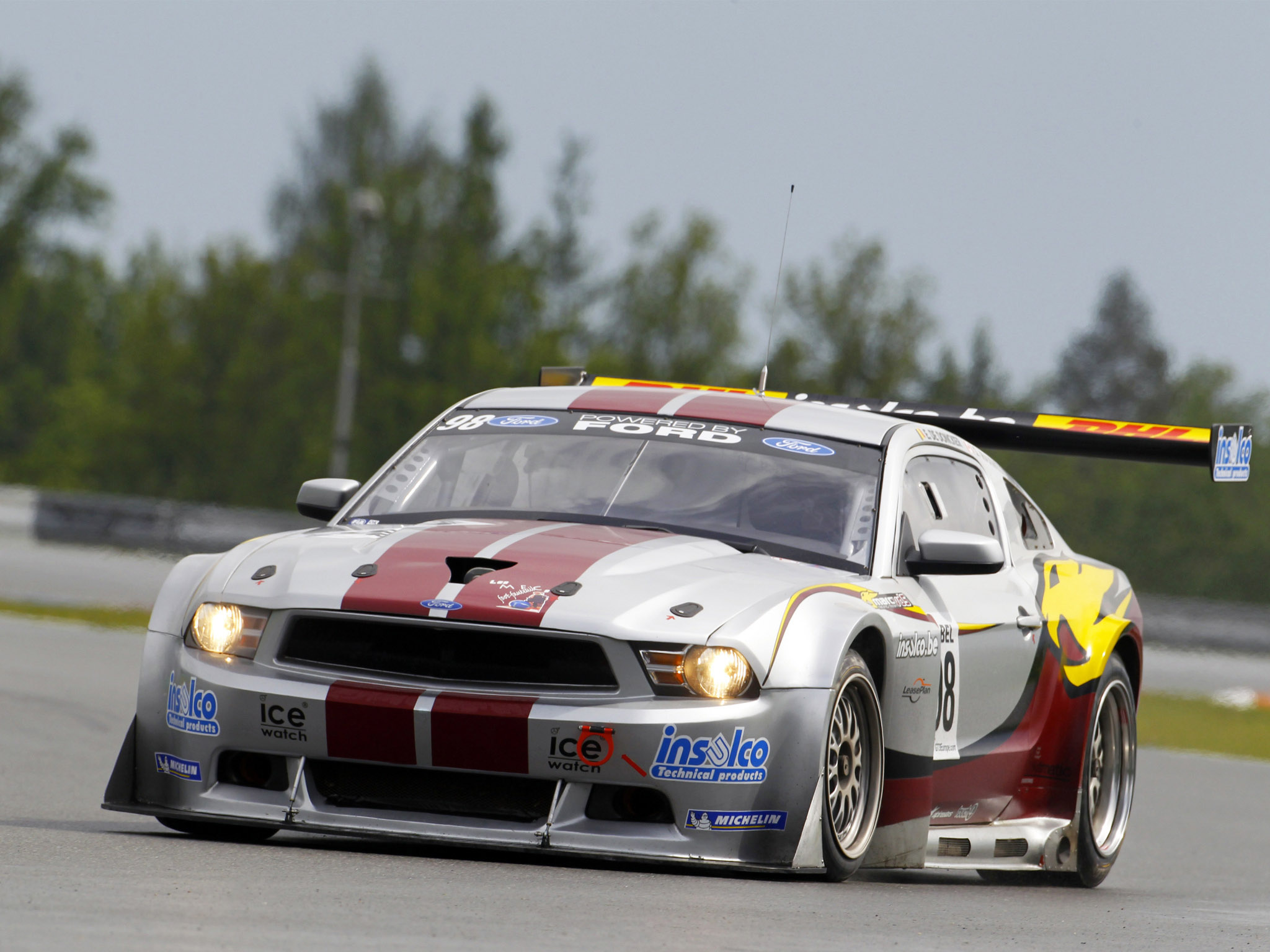 2010, Ford, Mustang, Gt3, Race, Racing, Supercar, Supercars, Muscle Wallpaper