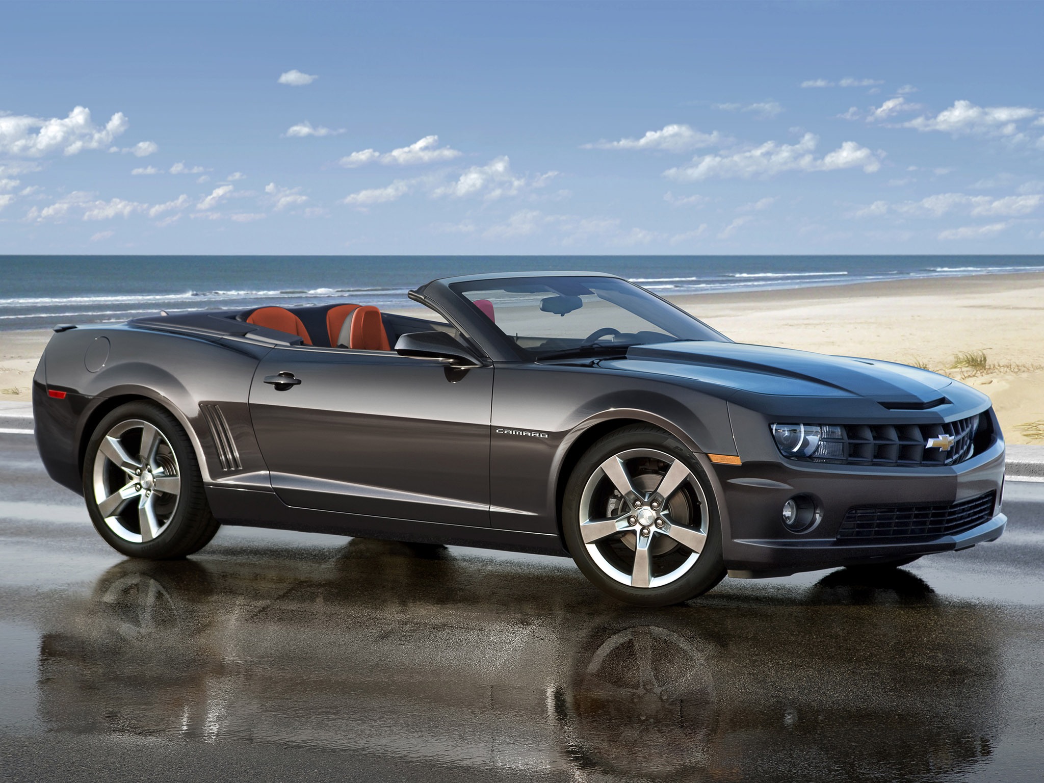 2011, Chevrolet, Camaro, Convertible, Muscle Wallpaper