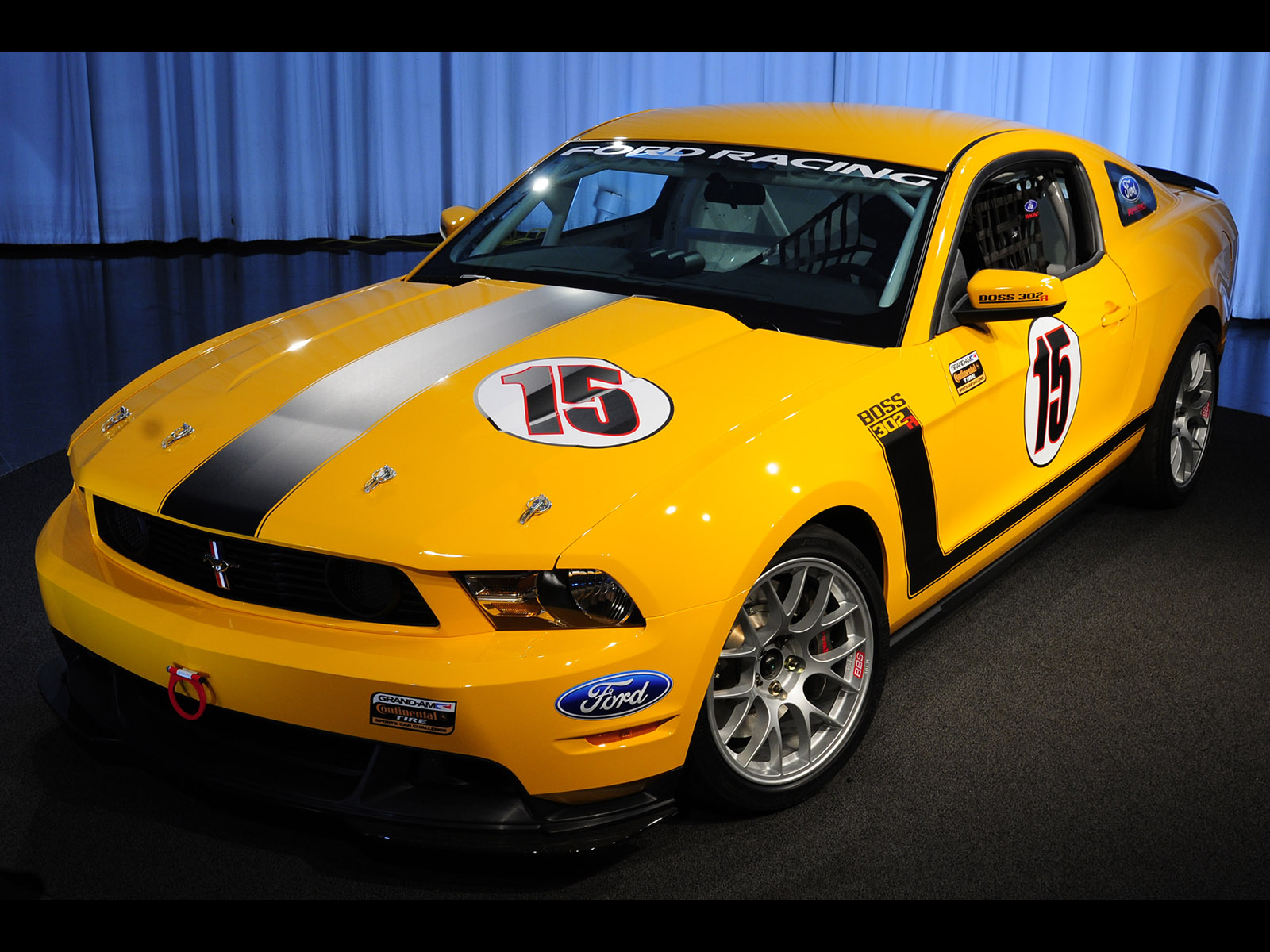 2011, Ford, Mustang, Boss, 302r, Muscle, Race, Racing Wallpaper