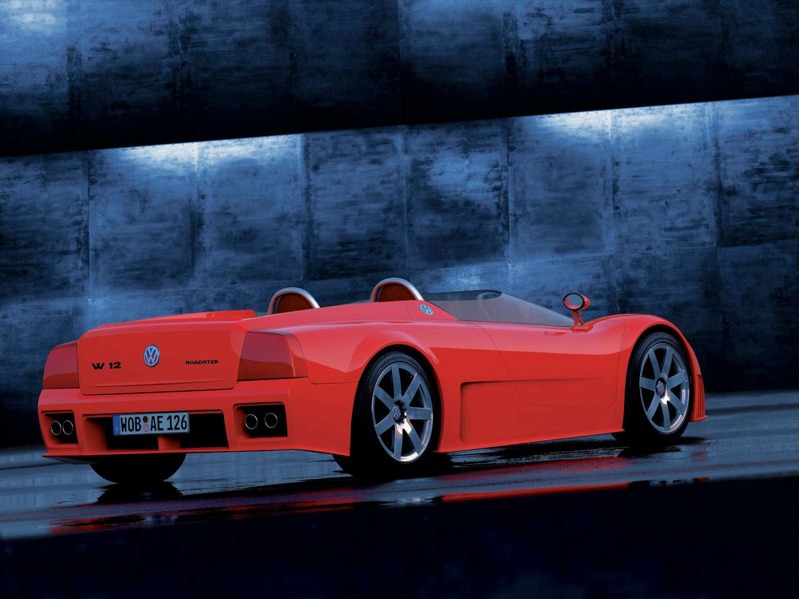 1998, Volkswagen, W12, Roadster, Concept, Supercar, Supercars Wallpaper