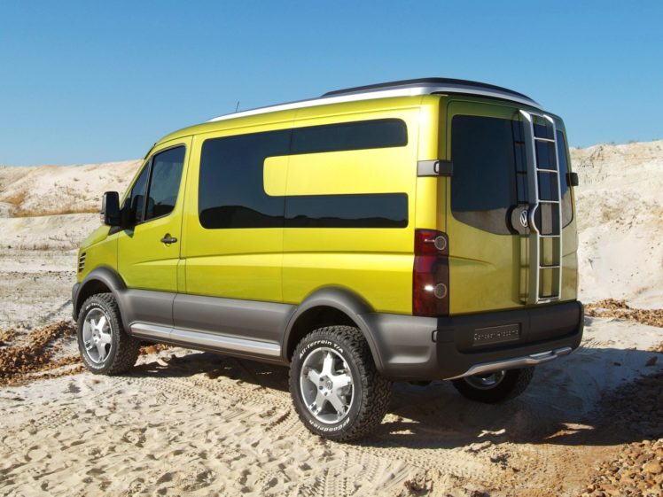 2006, Volkswagen, Crafter, Atacama, Concept, Van, Truck HD Wallpaper Desktop Background