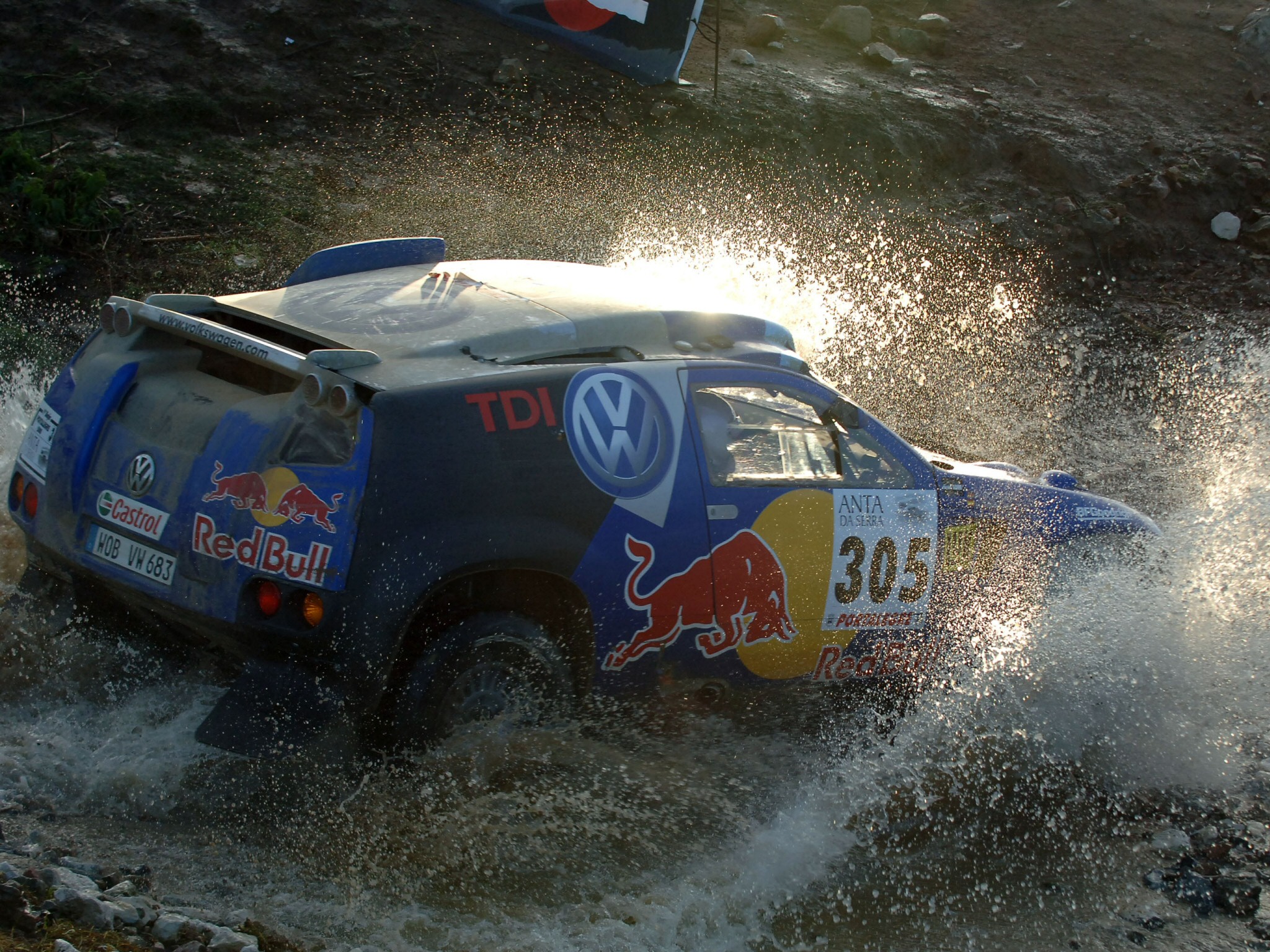 2006, Volkswagen, Touareg, Dakar, Offroad, Race, Racing Wallpaper