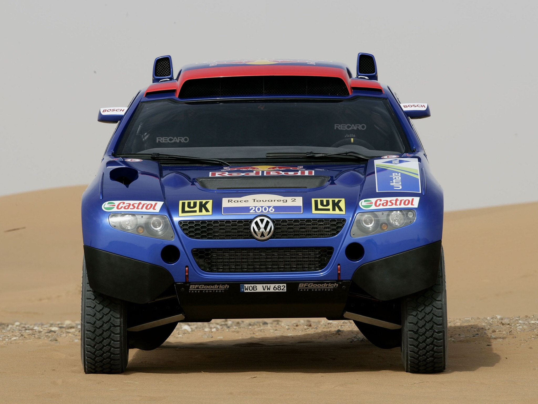 2006, Volkswagen, Touareg, Dakar, Offroad, Race, Racing Wallpaper