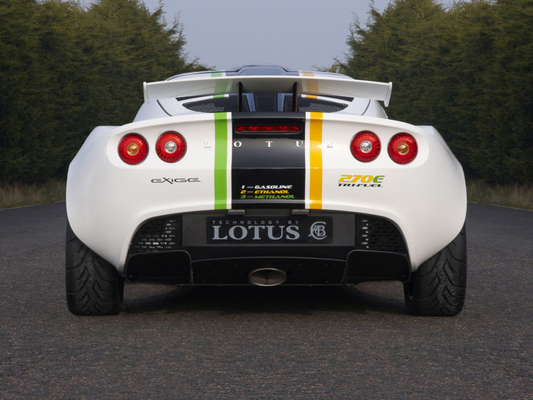 2008, Lotus, Exige, 270e, Trifuel, Concept, Supercar, Supercars HD Wallpaper Desktop Background
