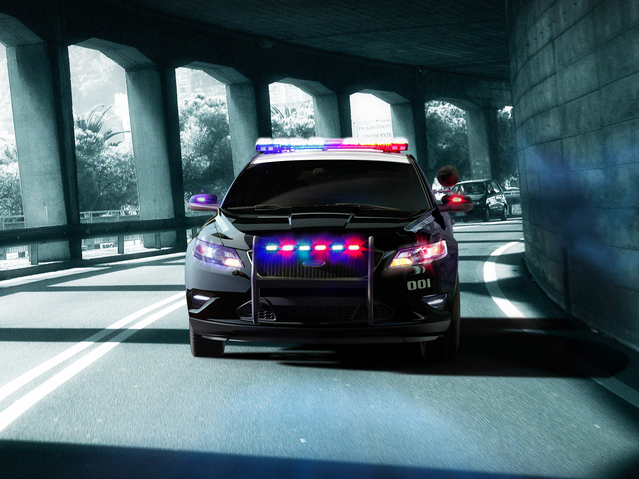 2012, Ford, Interceptor, Police, Concept, Muscle Wallpaper