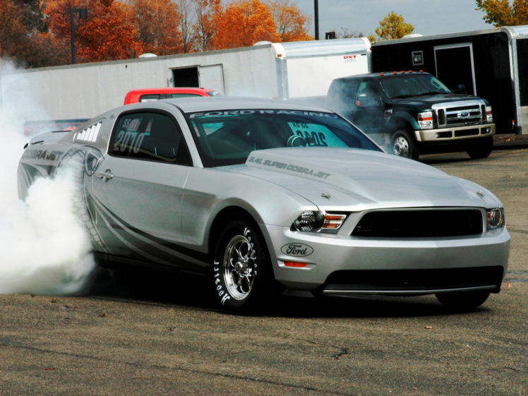 2012, Ford, Mustang, Cobra, Jet, Muscle, Hot, Rod, Rods, Drag, Racing, Race, Burnout, Smoke HD Wallpaper Desktop Background