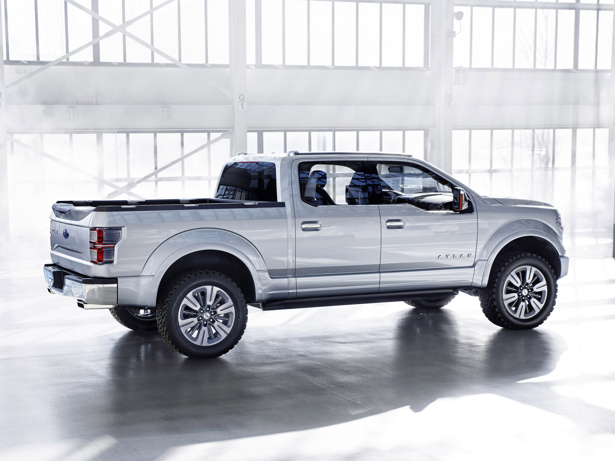 2013, Ford, Atlas, Concept, Truck Wallpaper