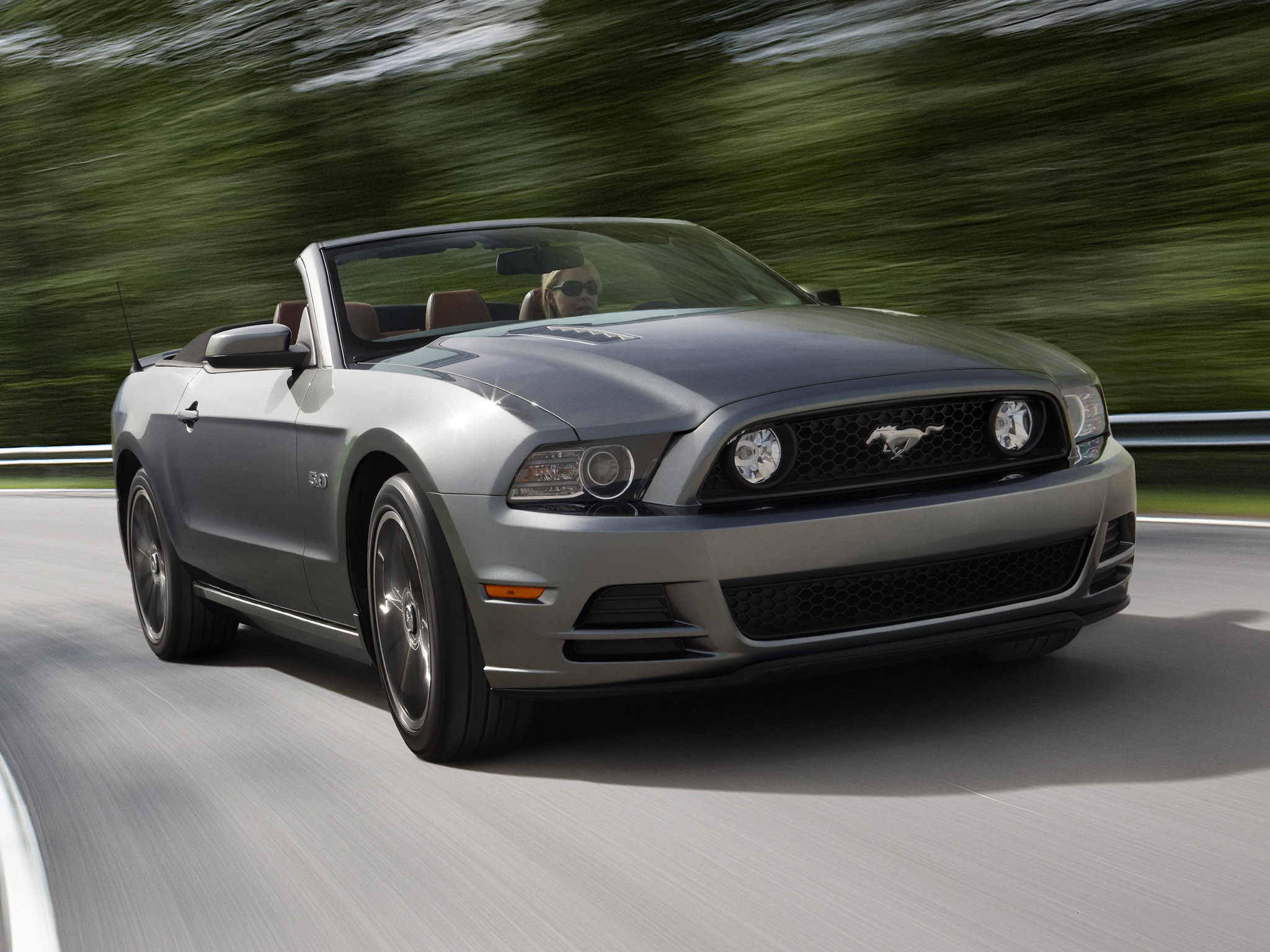 2013, Ford, Mustang, 5, 0, Gt, Convertible, Muscle Wallpaper