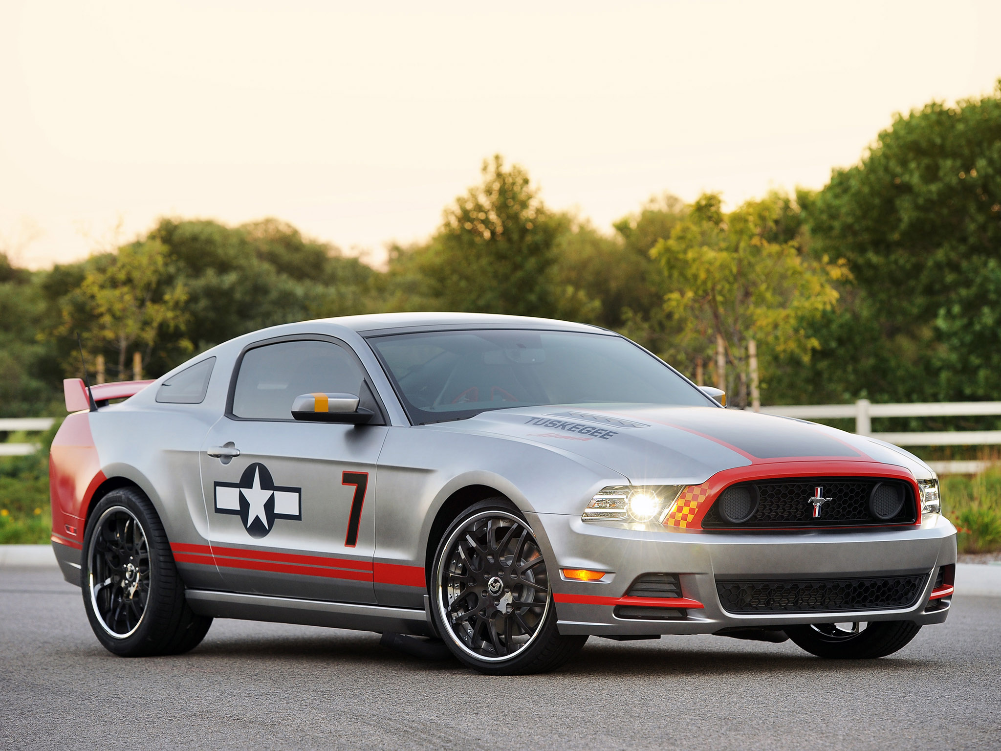 2013, Ford, Mustang, Gt, Red, Tails, Muscle, Tuning Wallpaper