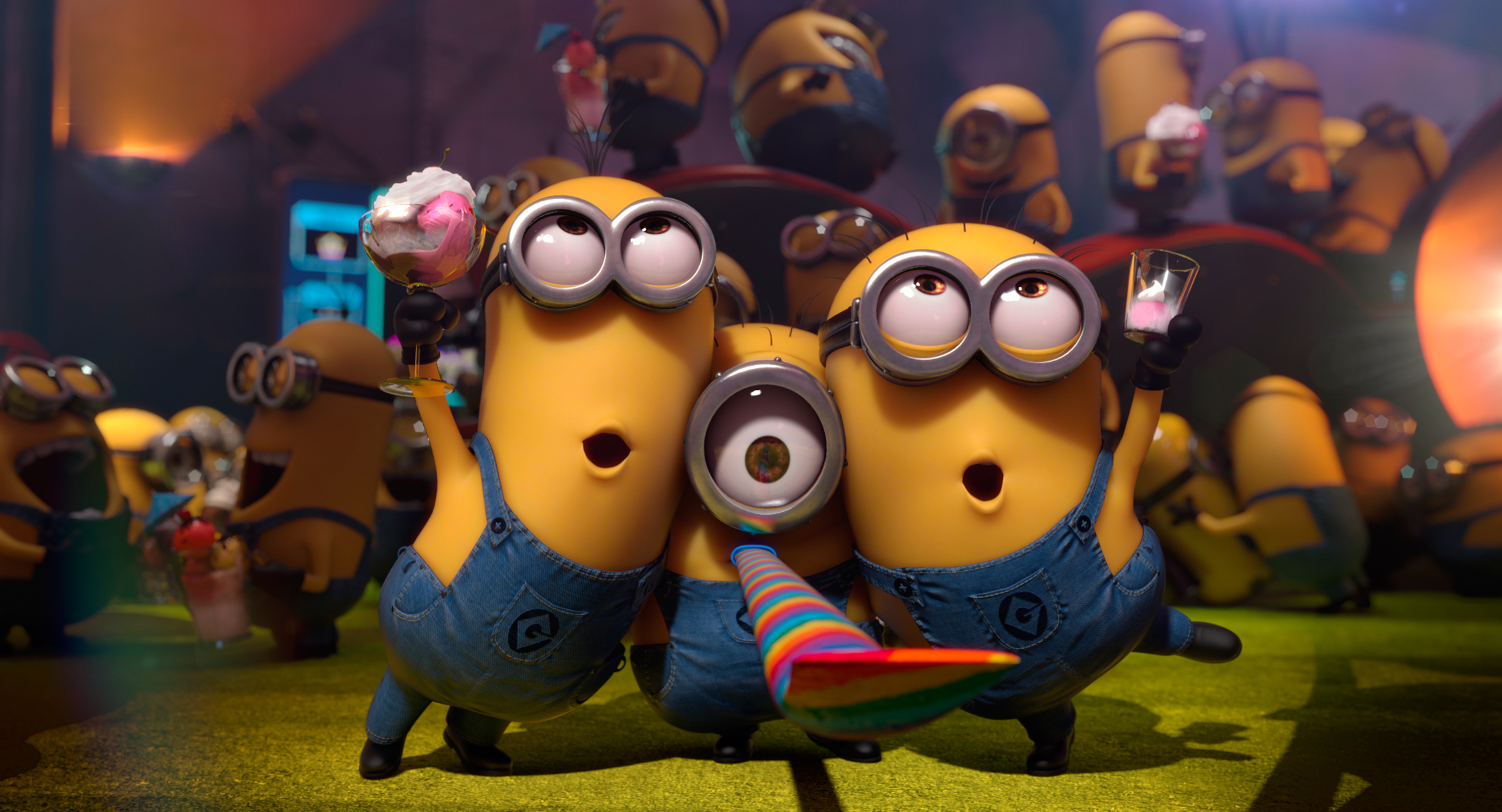 despicable, Me, 2, Glasses, Cartoons, Humor Wallpaper
