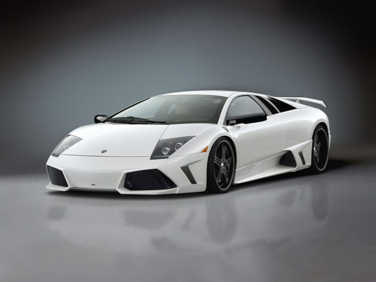white, Cars, Vehicles, Supercars, Lamborghini, Murcielago, Premier4509 HD Wallpaper Desktop Background