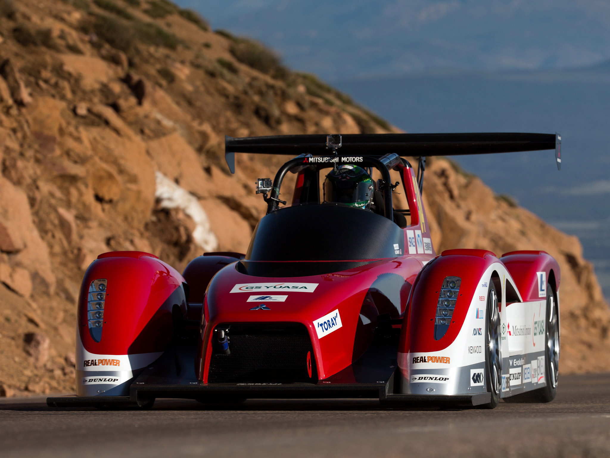 2013, Mitsubishi, Miev, Evolution, Ii, Electric, Pikes, Peak, Race, Racing Wallpaper