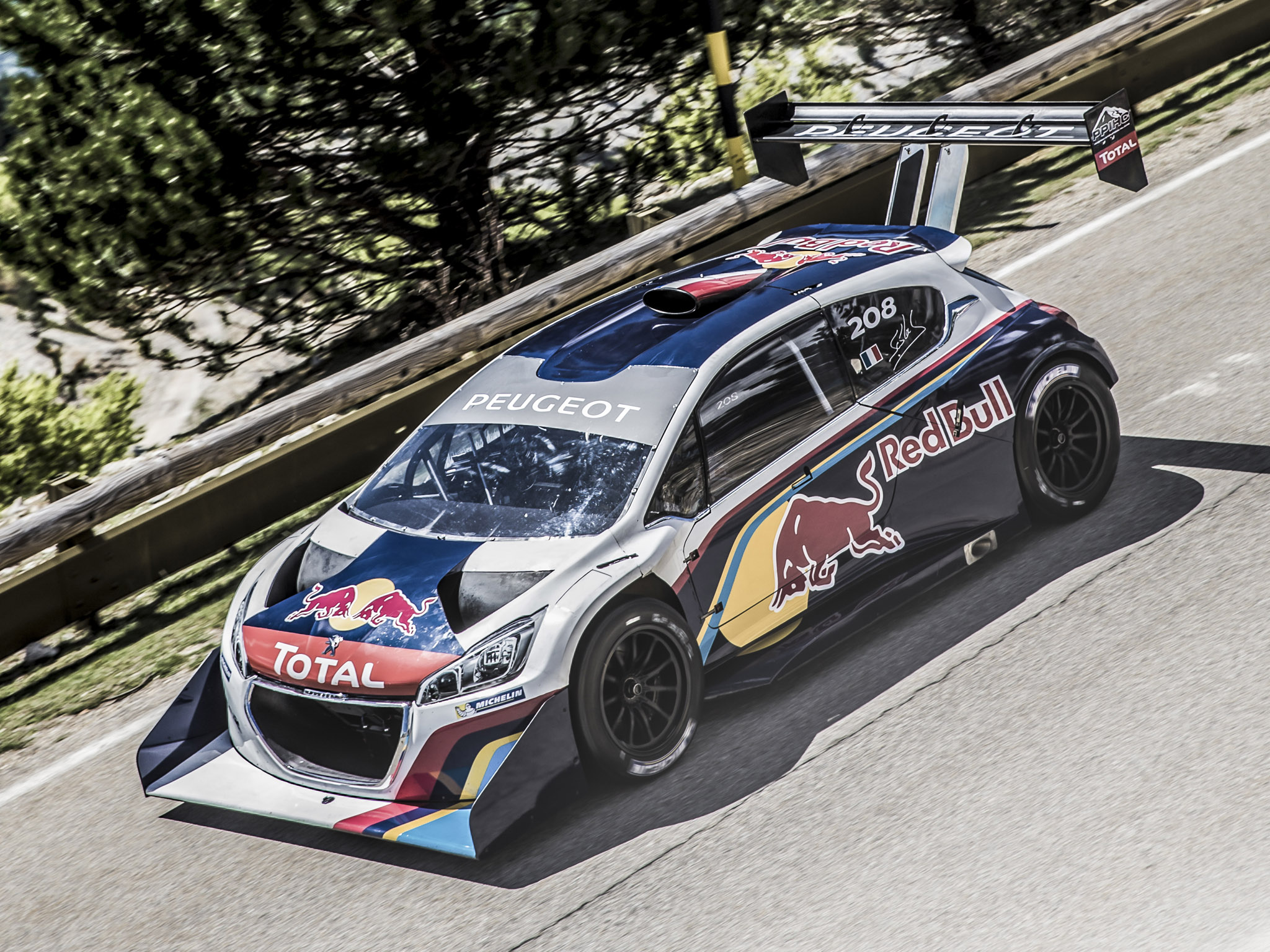 2013, Peugeot, 208, T16, Pikes, Peak, Race, Racing Wallpaper