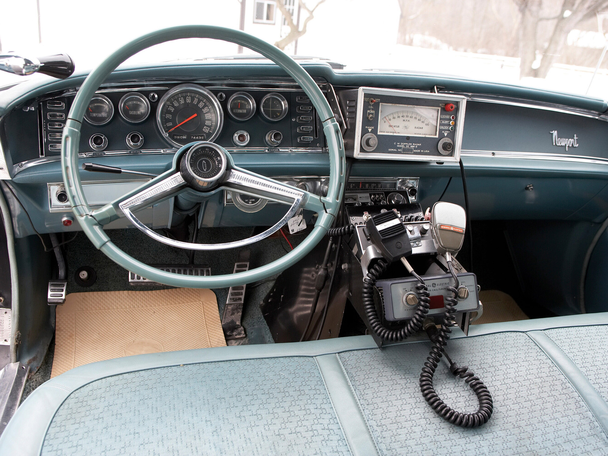1963, Chrysler, Newport, Police, Cruiser, Classic, Muscle, Interior Wallpaper