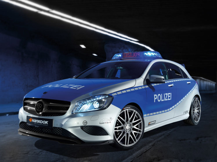 2012, Brabus, Mercedes, Benz, A klasse, B25, Police, Tuning HD Wallpaper Desktop Background