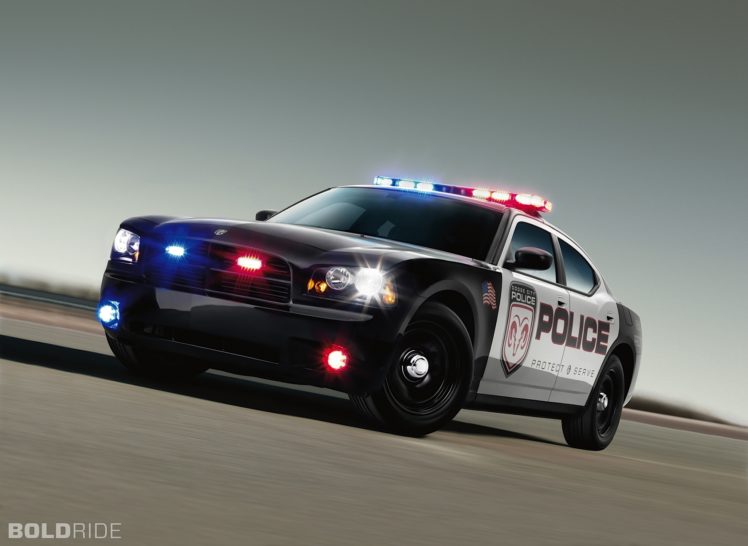 2009, Dodge, Charger, Police, Muscle HD Wallpaper Desktop Background