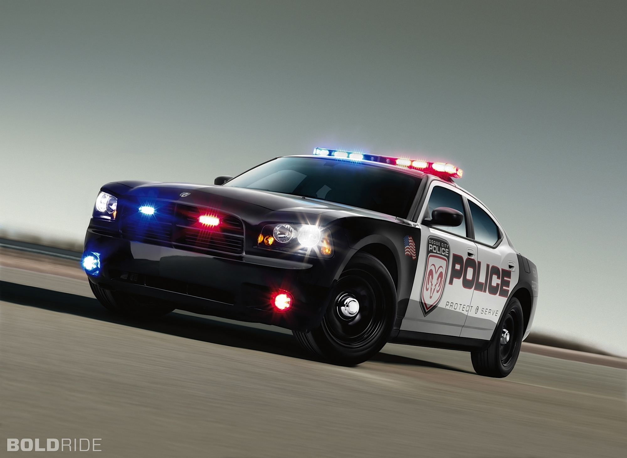 2009, Dodge, Charger, Police, Muscle Wallpaper