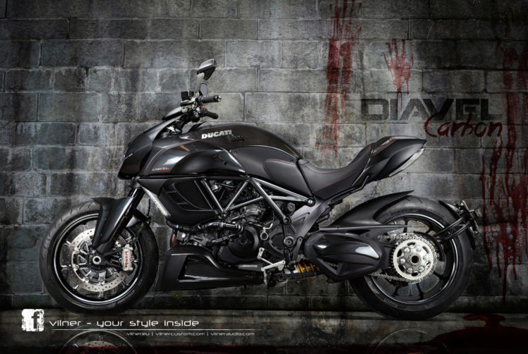 2013, Vilner, Ducati, Diavel, Superbike, Superbikes, Bike HD Wallpaper Desktop Background
