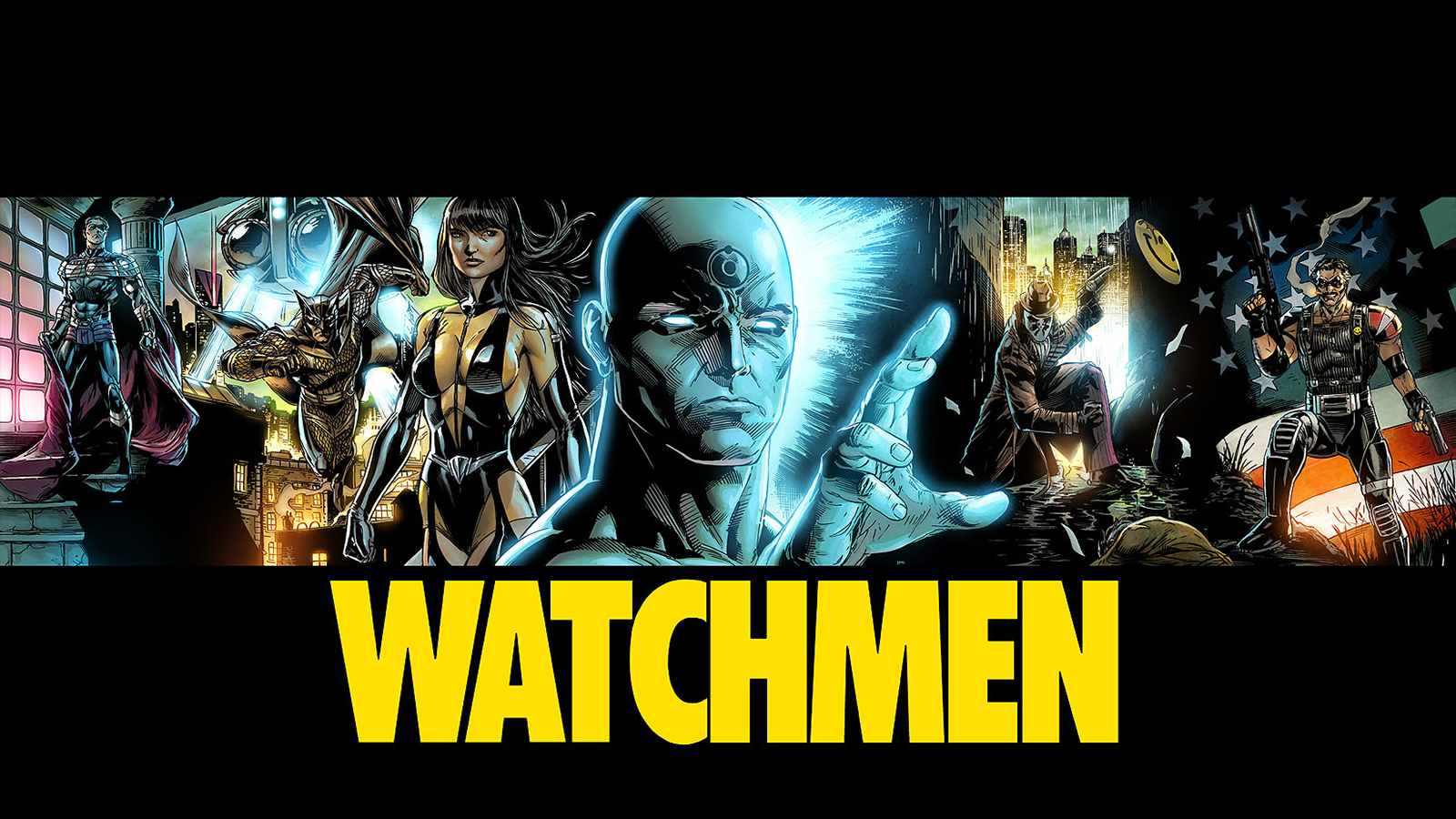 watchmen, Black, Superhero Wallpaper