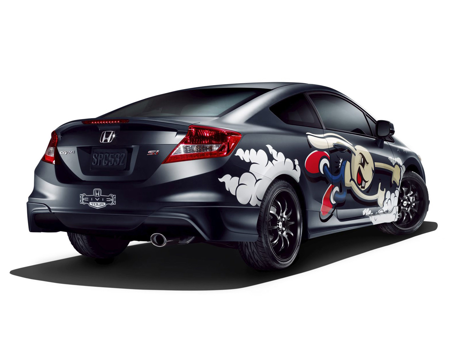 2011, Honda, Civic, Si, Coupe, Blink, 182, Tuning Wallpaper