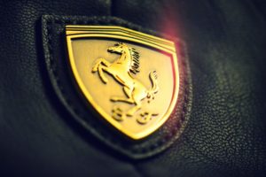 gold, Logo, Ferrari