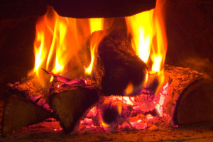 wood, Fire, Flame, Bokeh