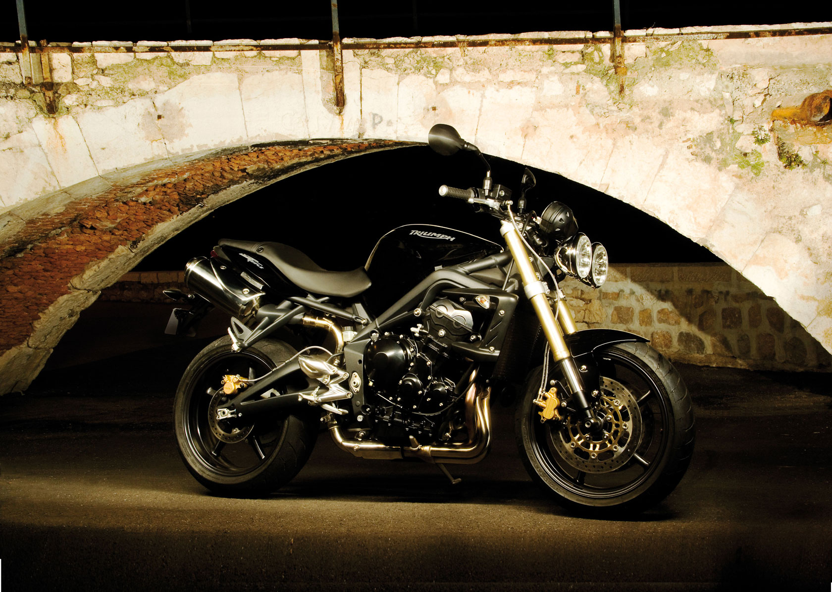 2009, Triumph, Street, Triple Wallpaper