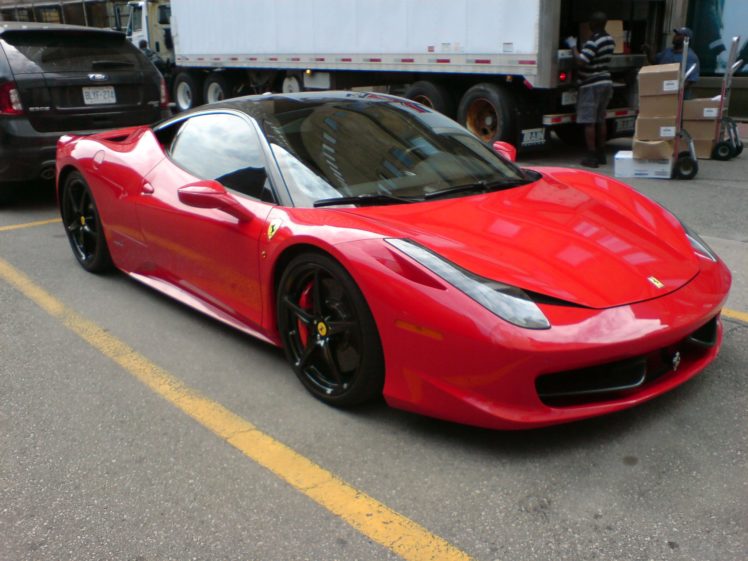 red, Cars, Ferrari, Vehicles, Ferrari, 458, Italia HD Wallpaper Desktop Background