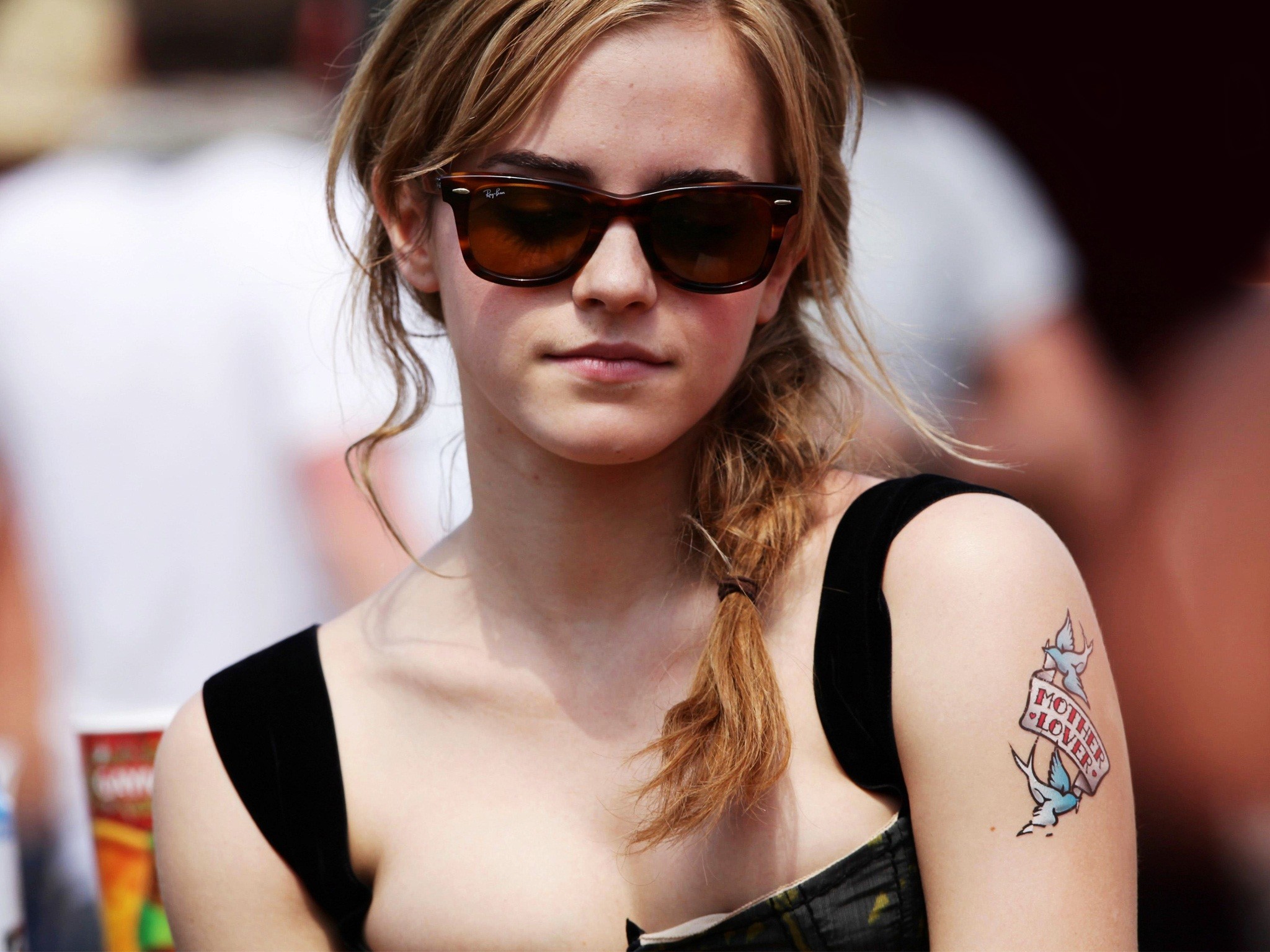 tattoos, Women, Emma, Watson, Actress, Fake, Mother Wallpaper