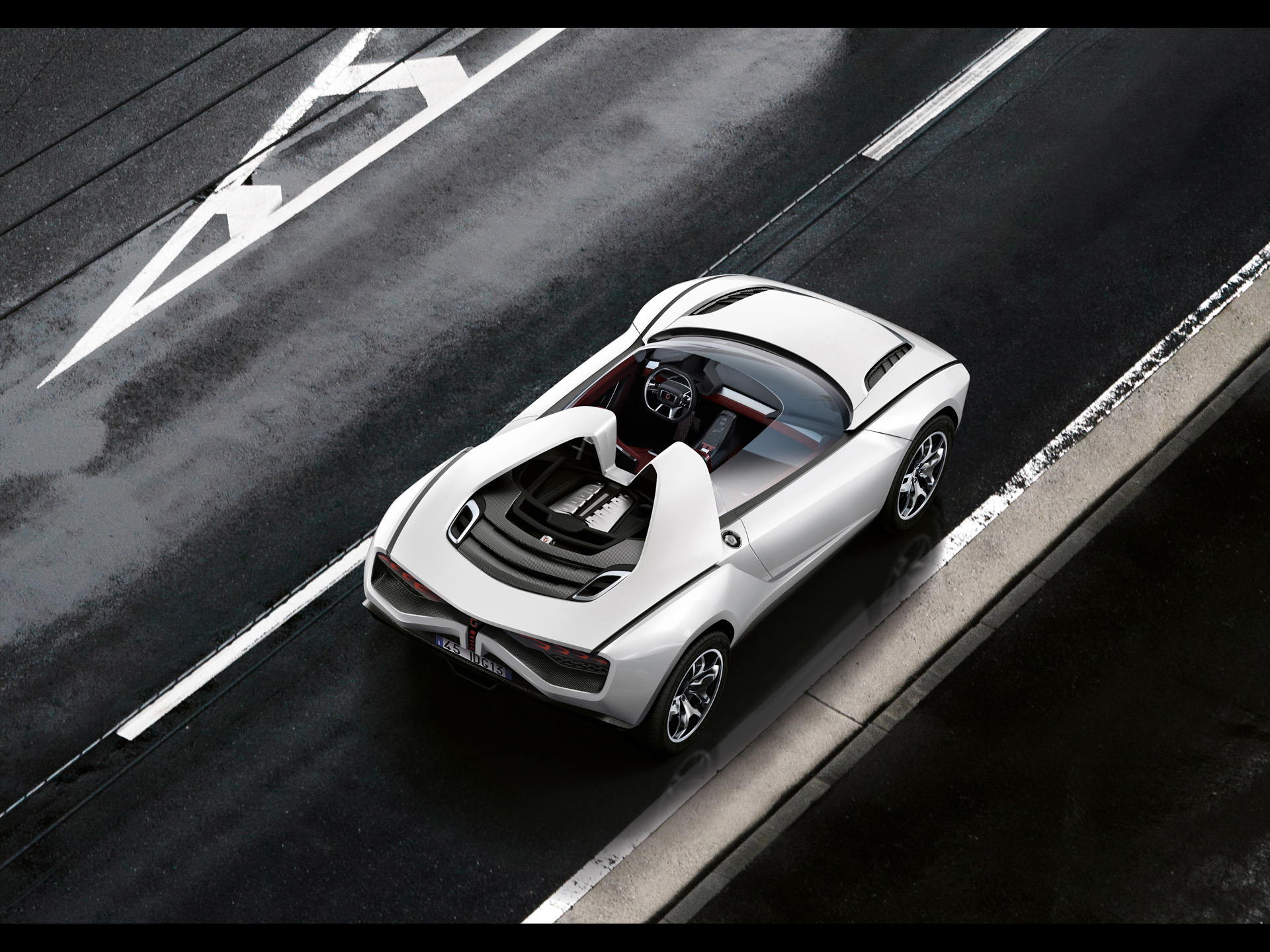 2013, Italdesign, Giugiaro, Parcour, Roadster, Concept, Supercar, Supercars Wallpaper
