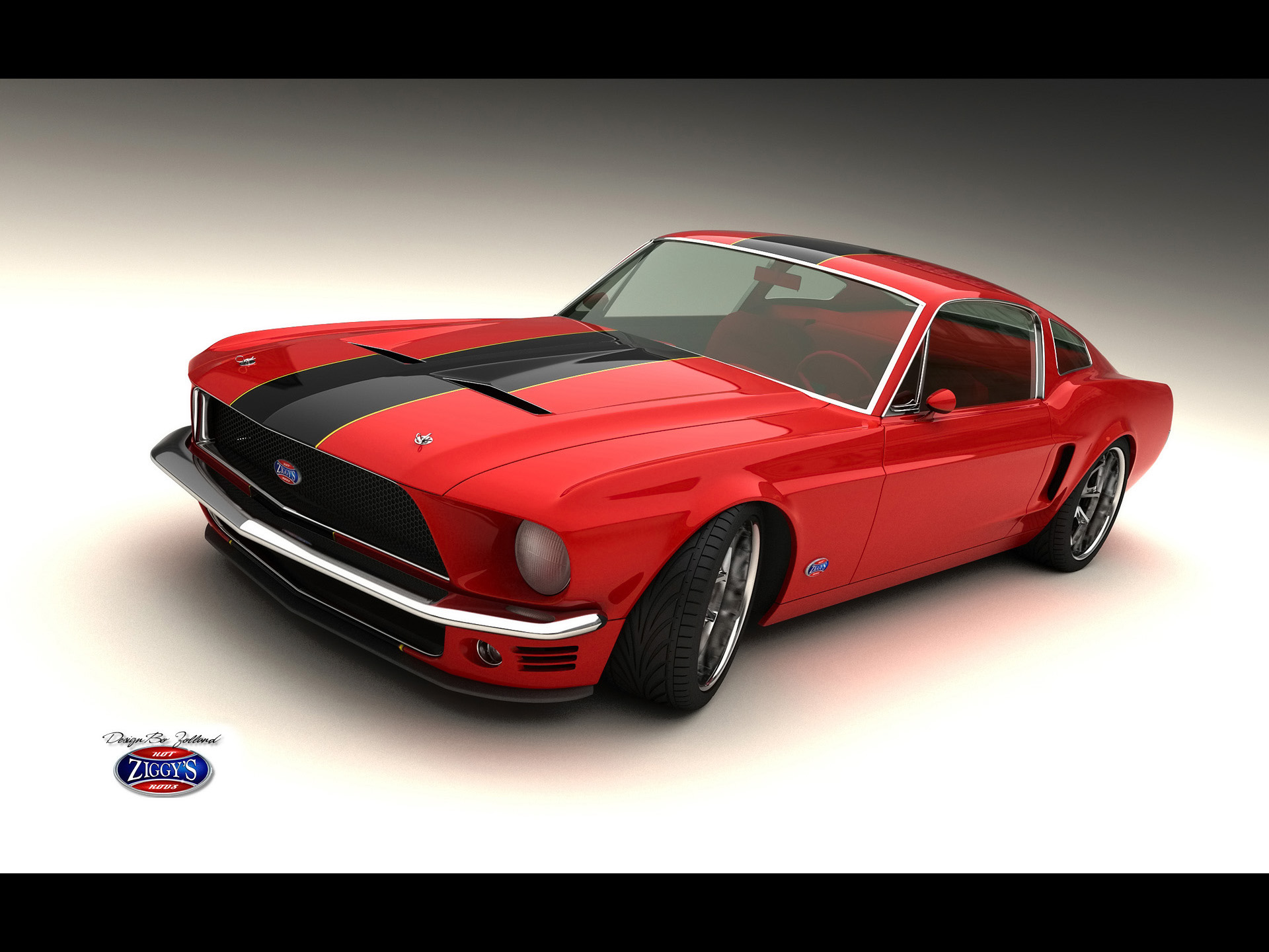 1968, Ford, Mustang, Fastback, Vizualtech, Classic, Muscle, Hot, Rod, Rods, Custom, Lowrider, Lowriders Wallpaper