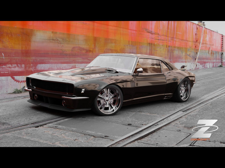 1968, Zolland, Chevrolet, Camaro, Custom, Hot, Rod, Rods, Classic, Muscle, Lowrider, Lowriders HD Wallpaper Desktop Background